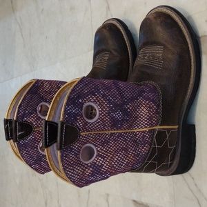 Ariat boots.
